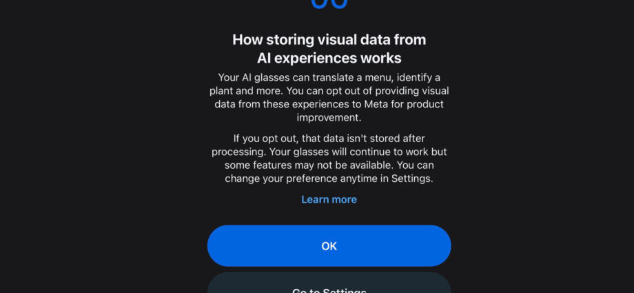 How to stop Meta training its AI models on your smart glasses’ visual data