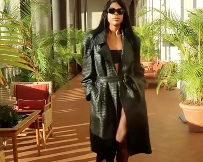 ‘Unbothered’ EJ Johnson ignores Rihanna drama and shows off Paris Fashion Week looks