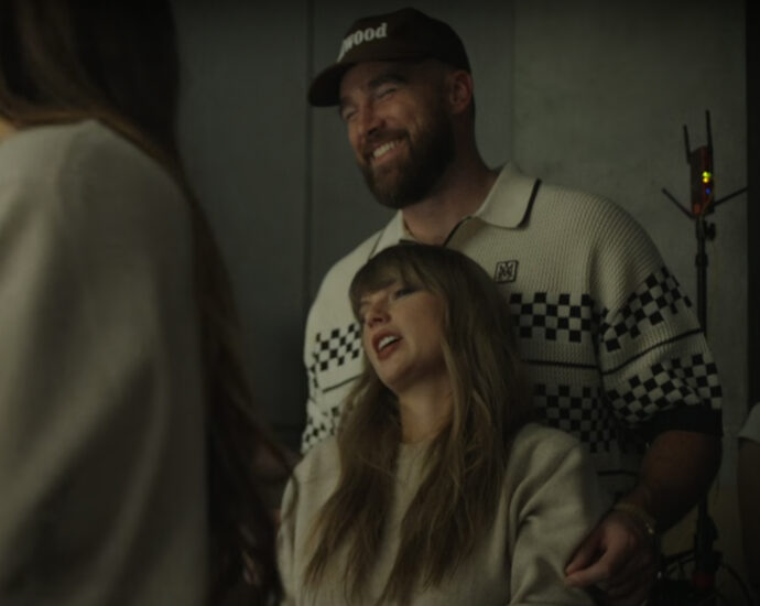 Travis Kelce supports Taylor Swift in sweet behind-the-scenes look at her directing ‘Patient Zero’ music video