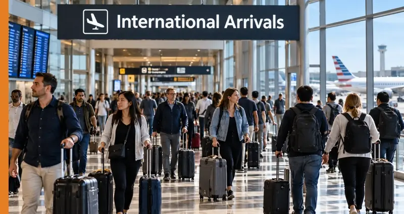 U.S. International Visitor Arrivals Fall 6.1% Despite World Cup Travel Boost